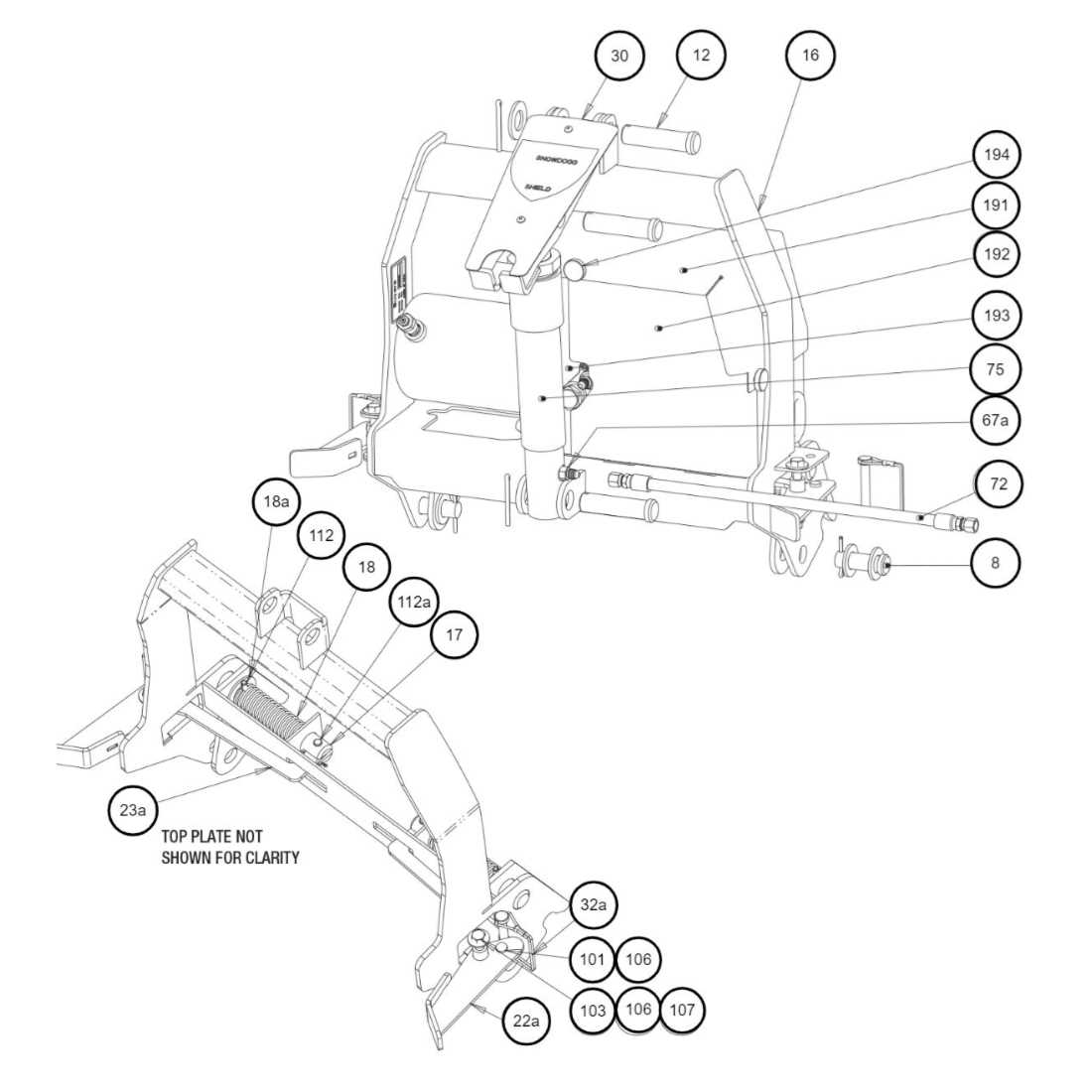 snowdogg parts diagram