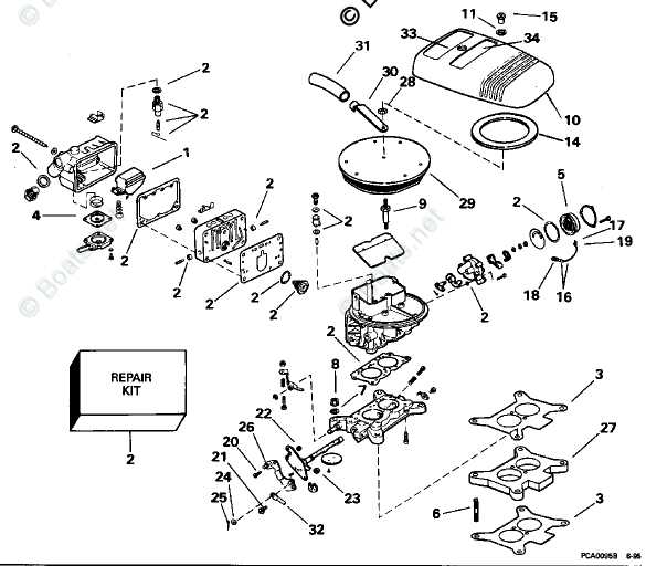 omc sterndrive parts diagram