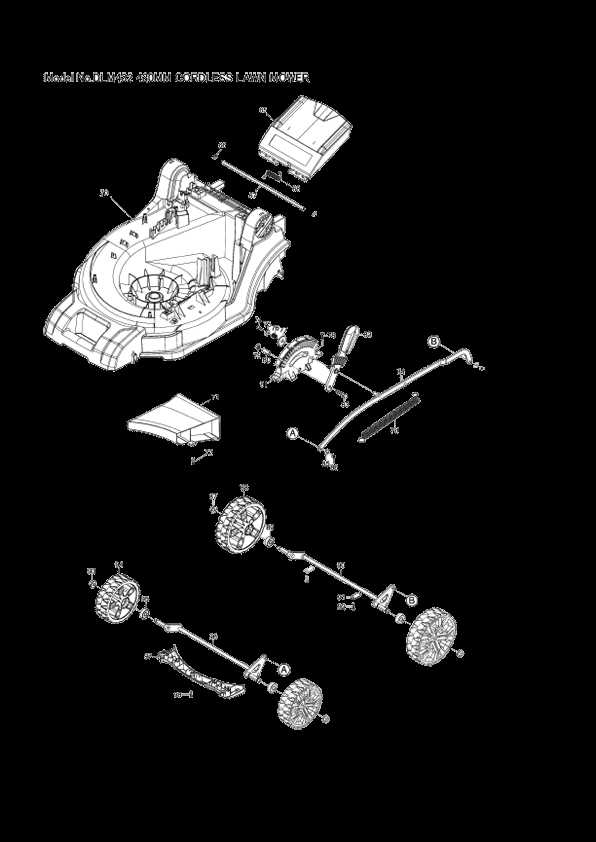 stihl lawn mower parts diagram