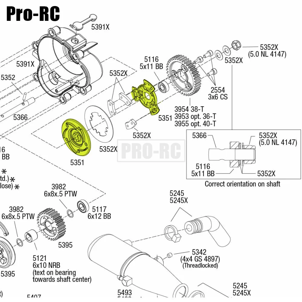 e revo parts diagram