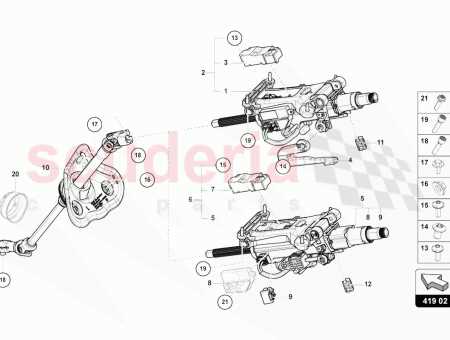 jeep jk steering parts diagram