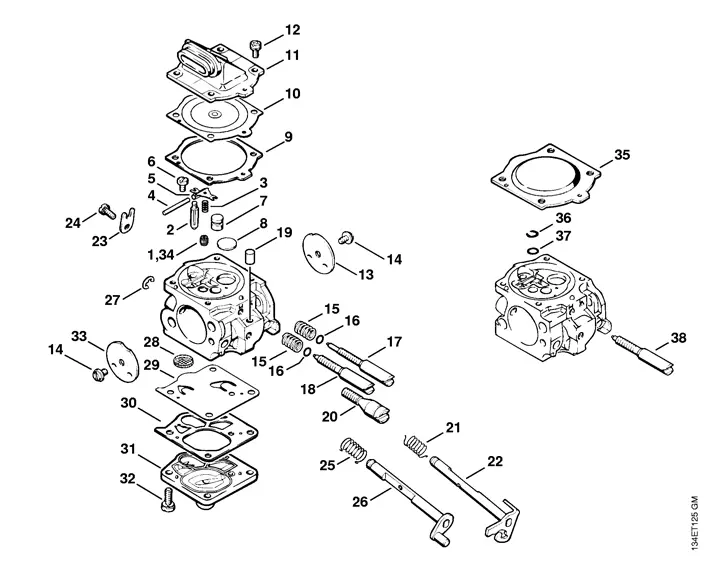 stihl 064 parts diagram