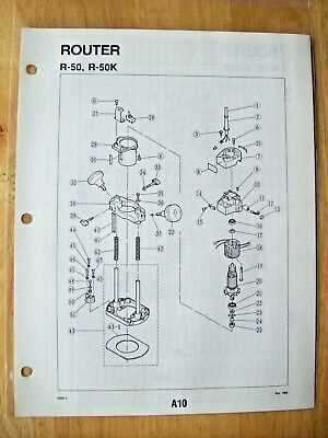 ryobi router parts diagram