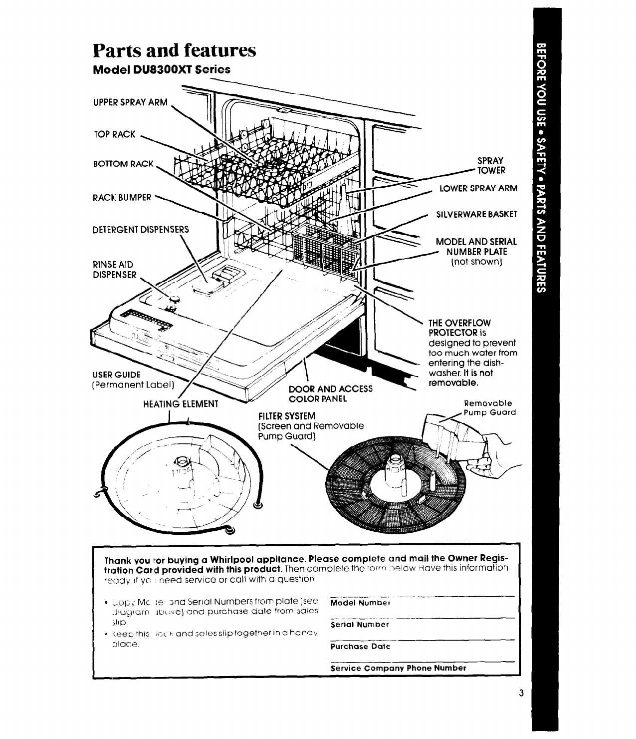 whirlpool gold dishwasher parts diagram