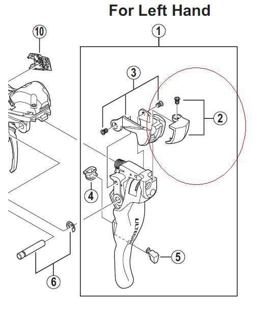 shimano slx shifter parts diagram