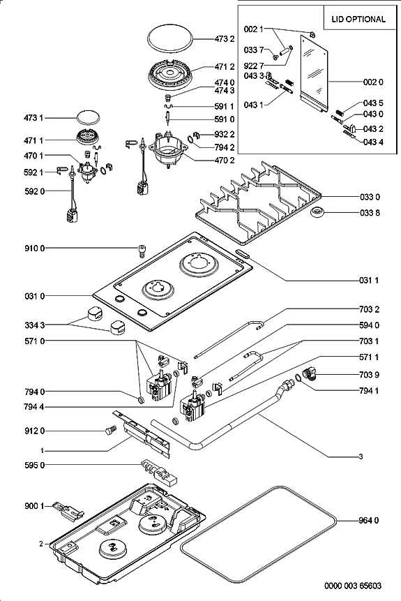 whirlpool gas range parts diagram