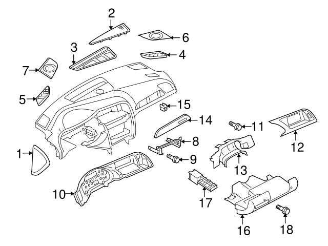 audi a4 parts diagram