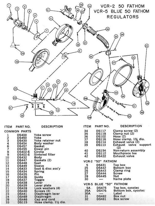 vcr parts diagram