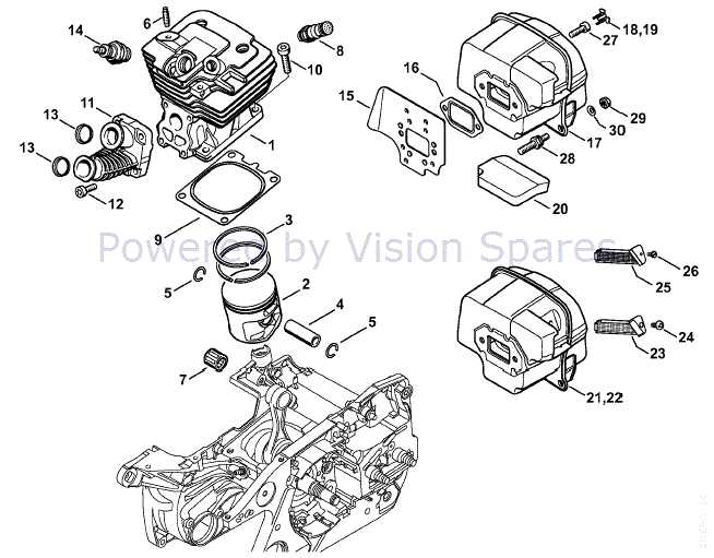 stihl ms211 parts diagram