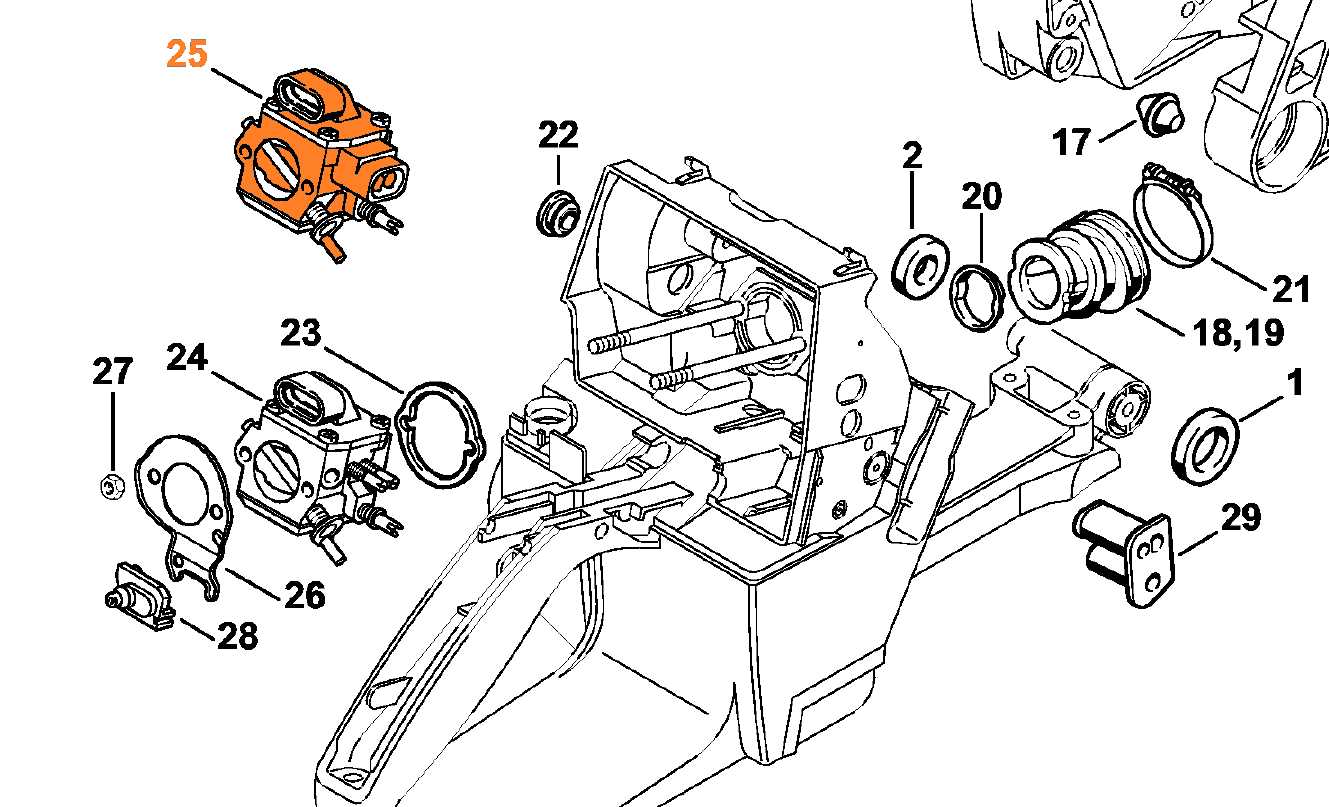 stihl 440 parts diagram