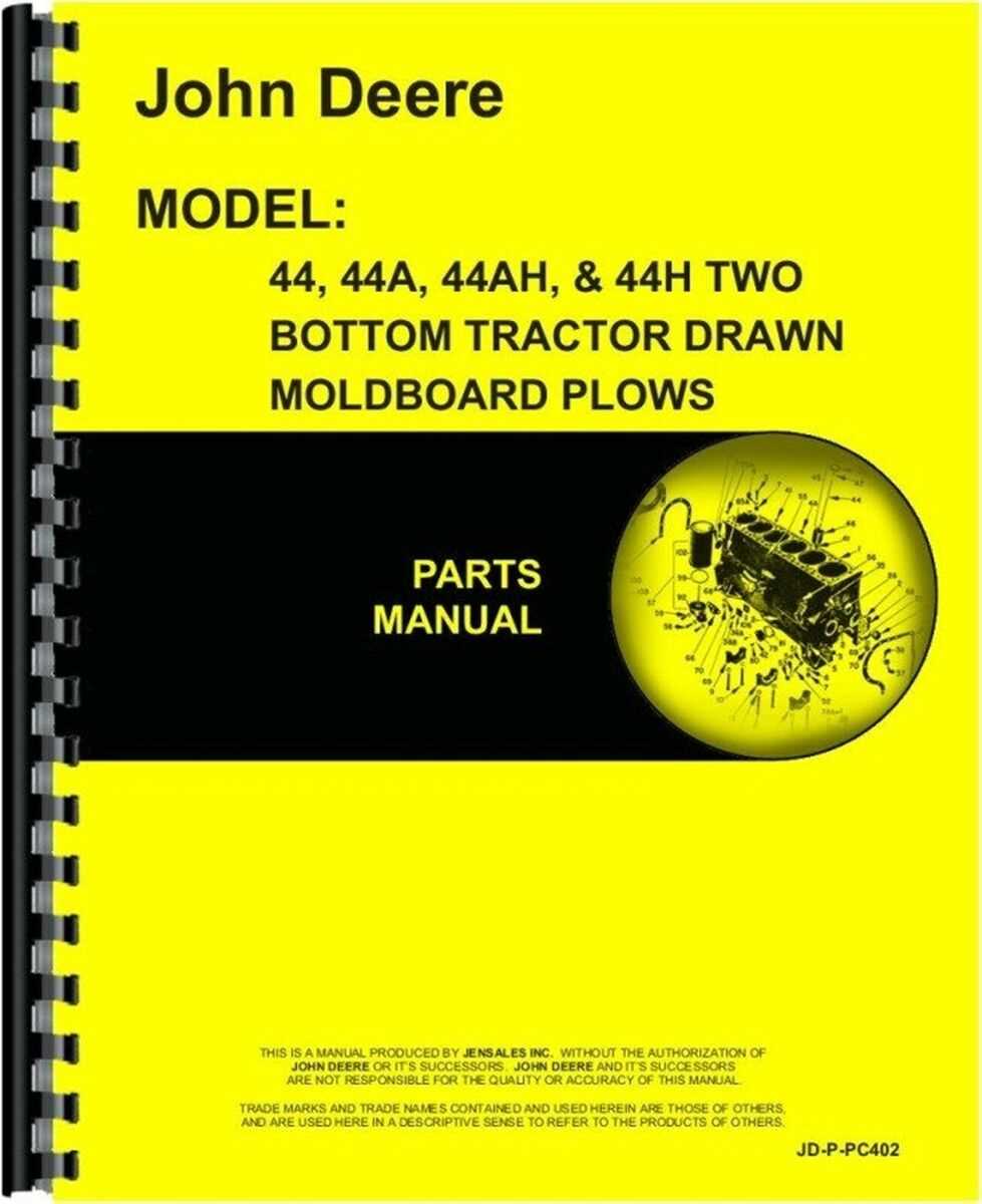 john deere 54 plow parts diagram