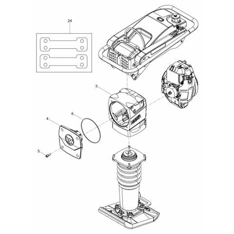 wacker neuson bs60 4 parts diagram