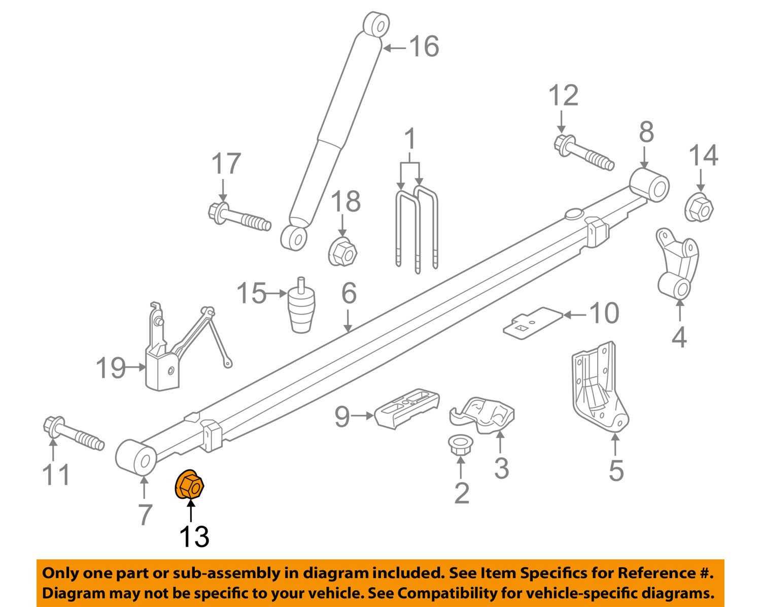 jeep wrangler rear suspension parts diagram