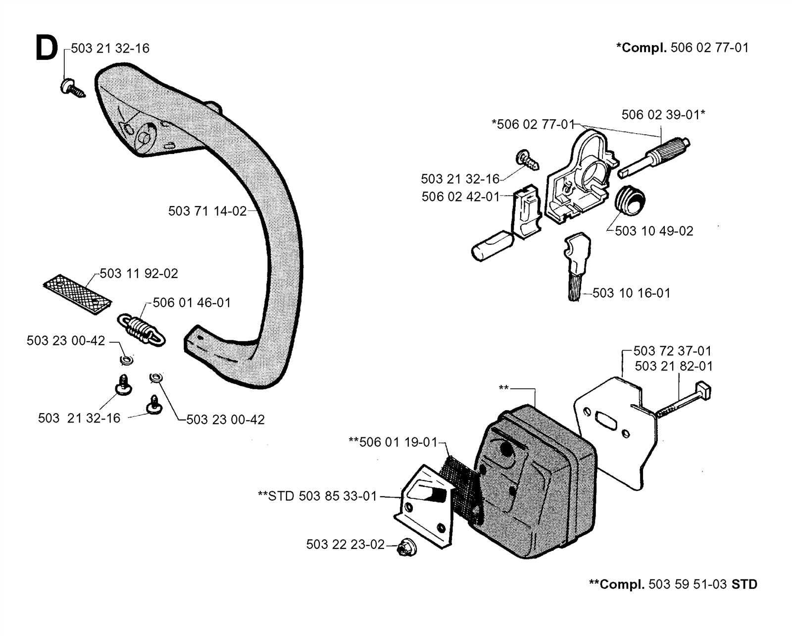 jonsered chainsaw parts diagram