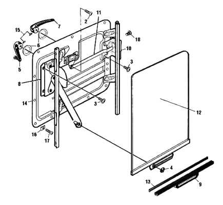 truck door parts diagram