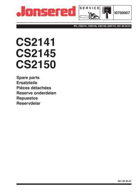 jonsered 2150 parts diagram