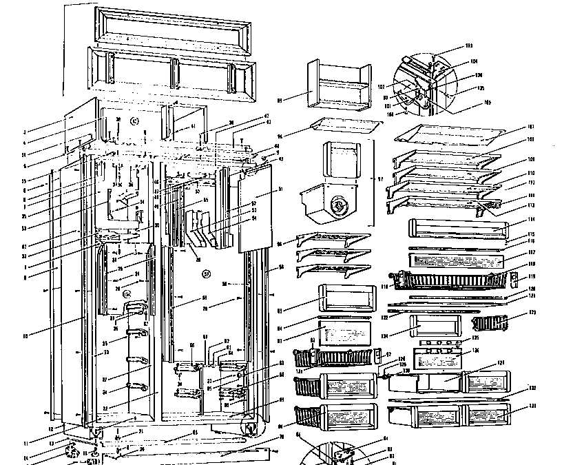 subzero parts diagram