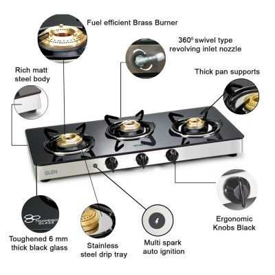 stove top parts diagram