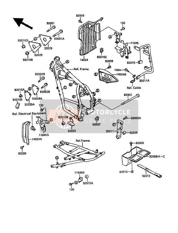 klr 650 parts diagram