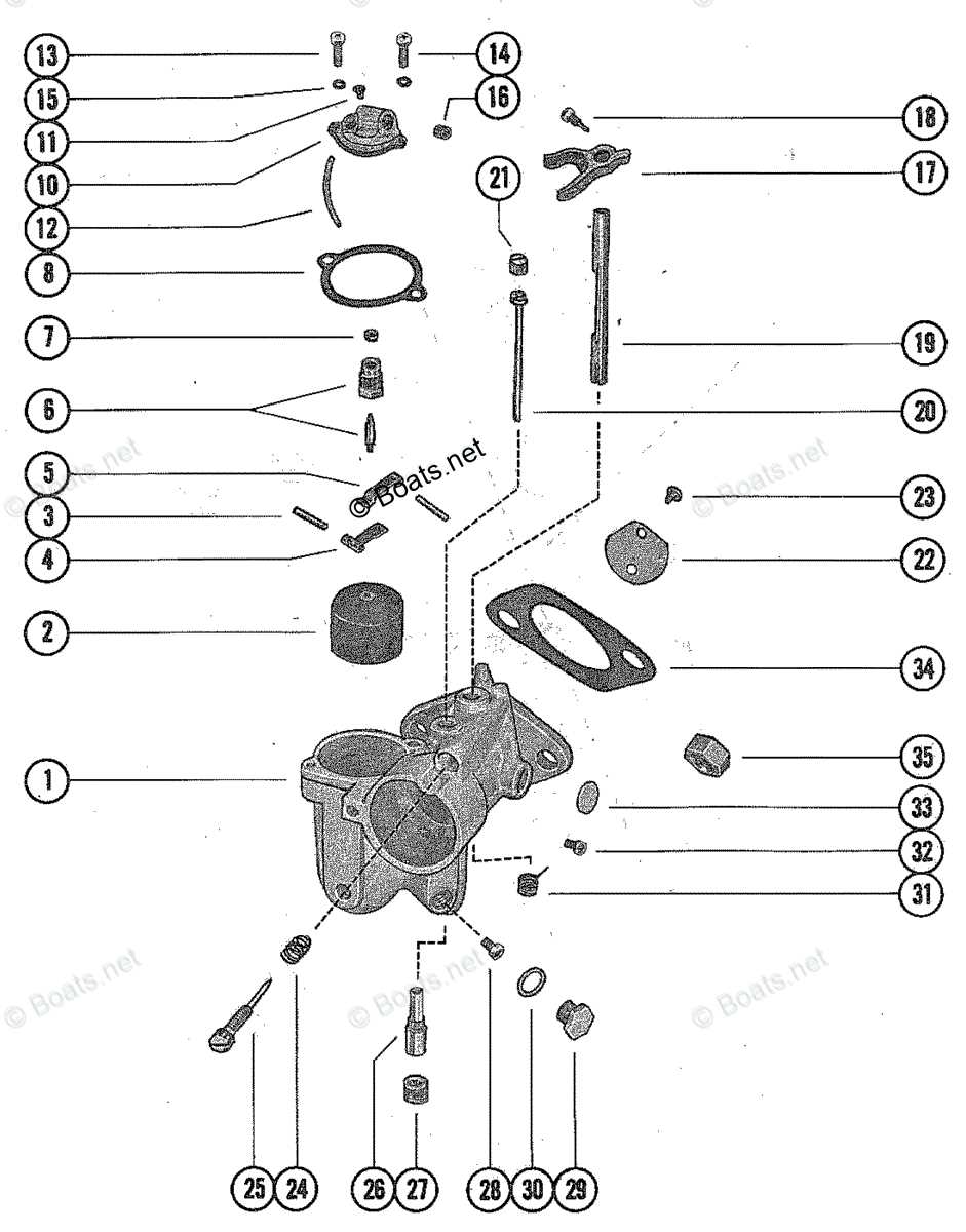 40 hp mercury outboard parts diagrams