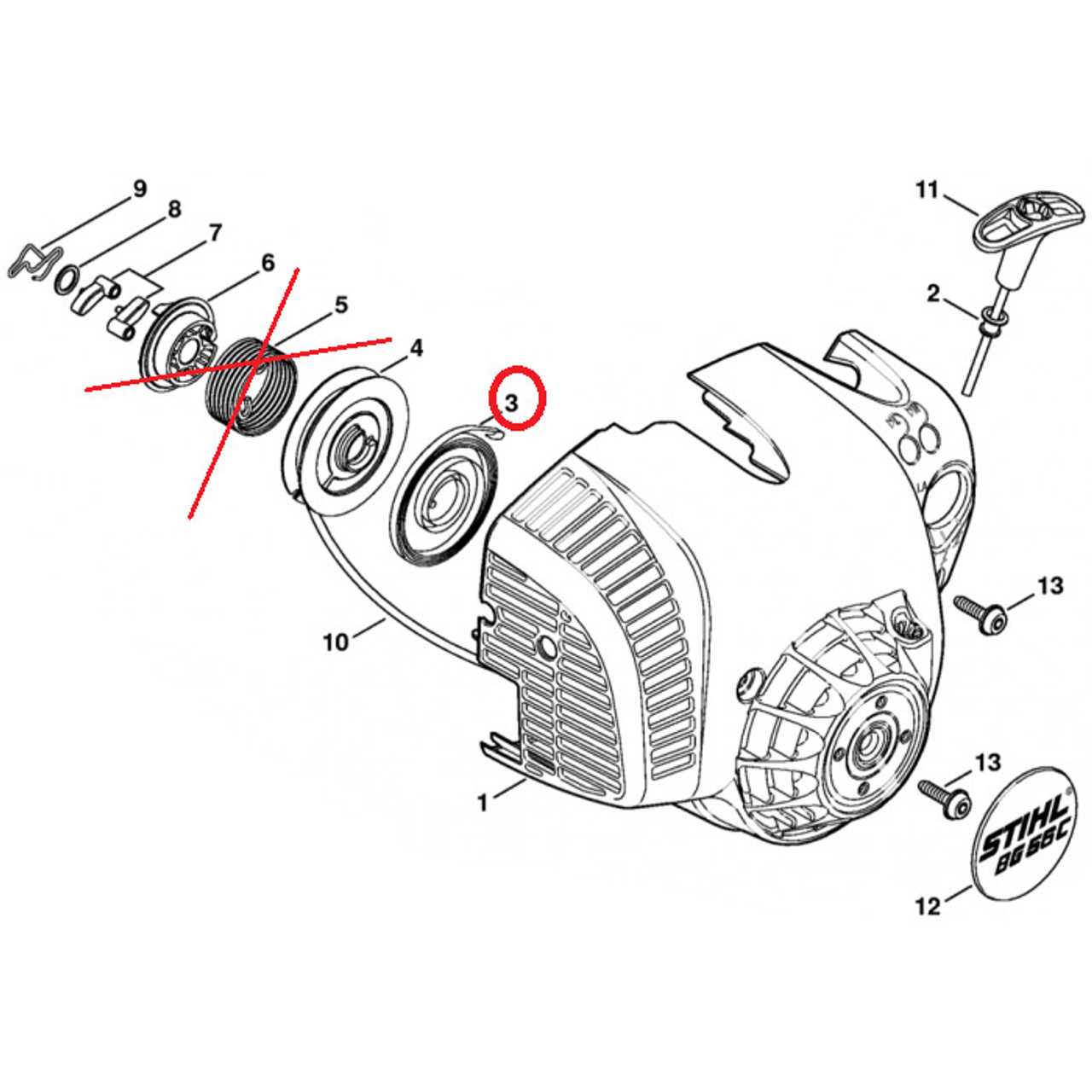 stihl hs56c parts diagram