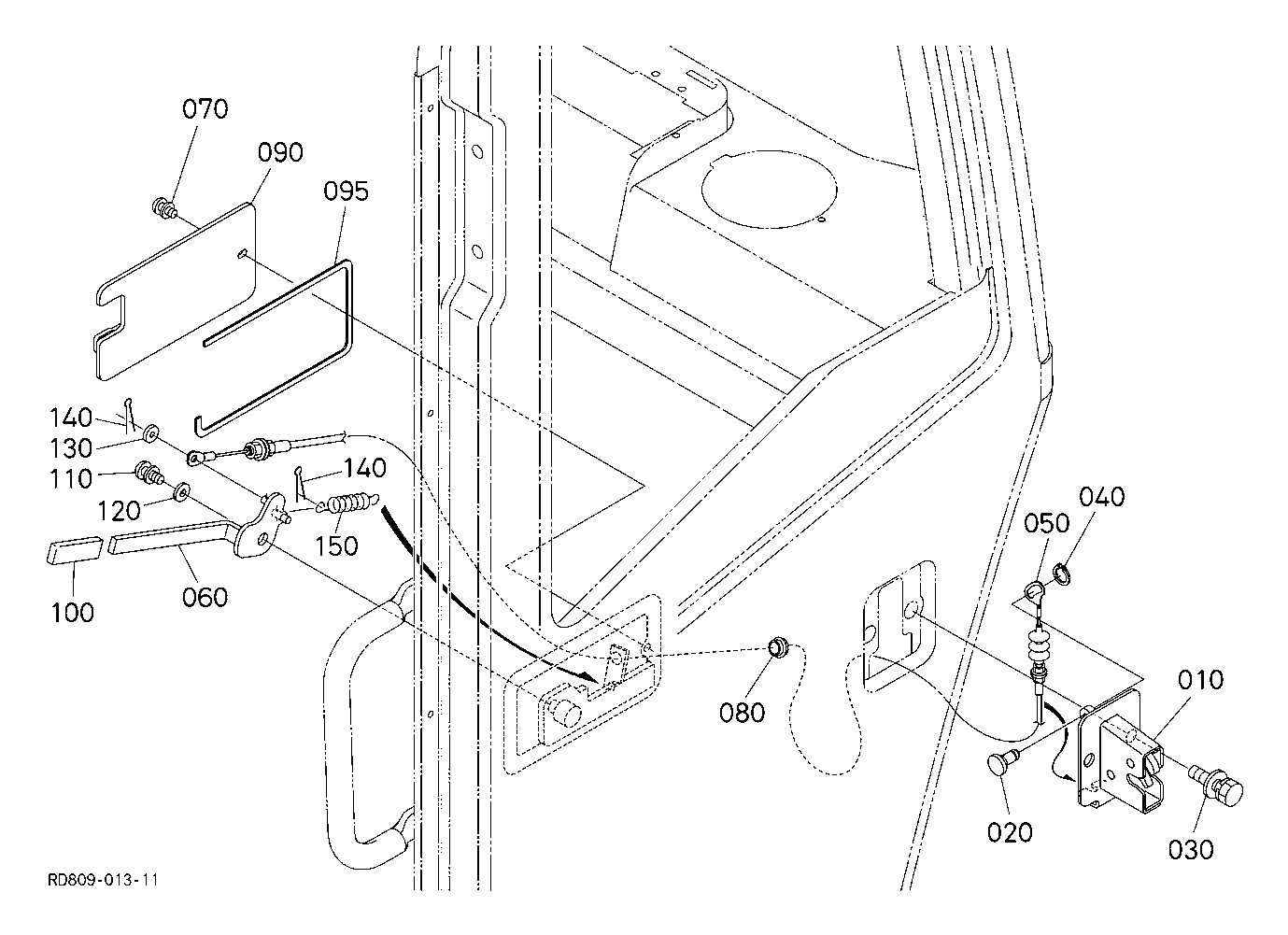 kubota kx080 3 parts diagram