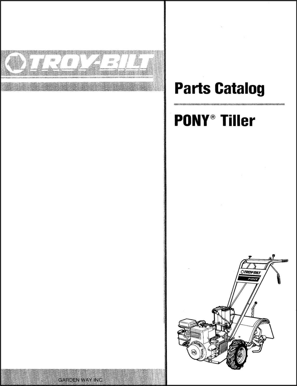 troy bilt parts diagram pdf