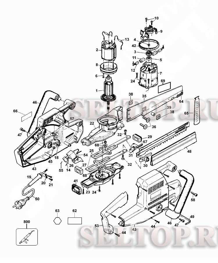 dewalt chainsaw parts diagram