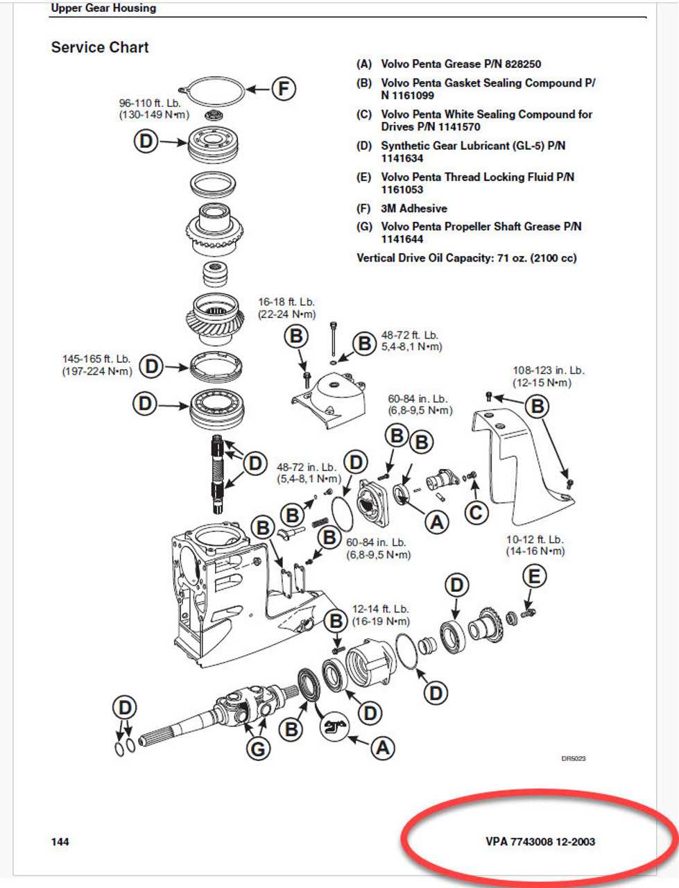 volvo penta dp sm parts diagram