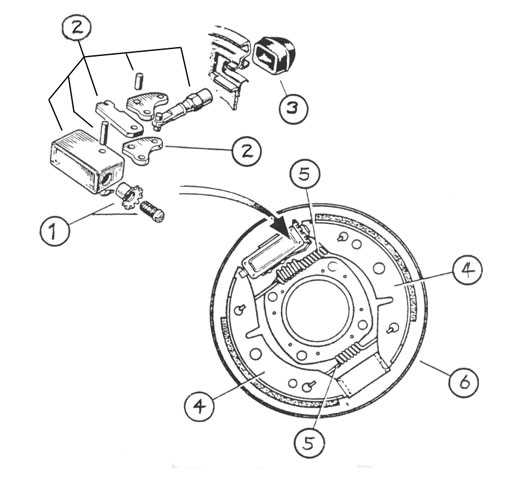 trailer brake parts diagram