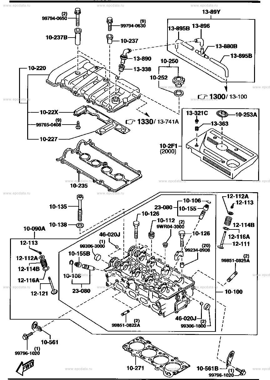 mazda parts diagram catalog