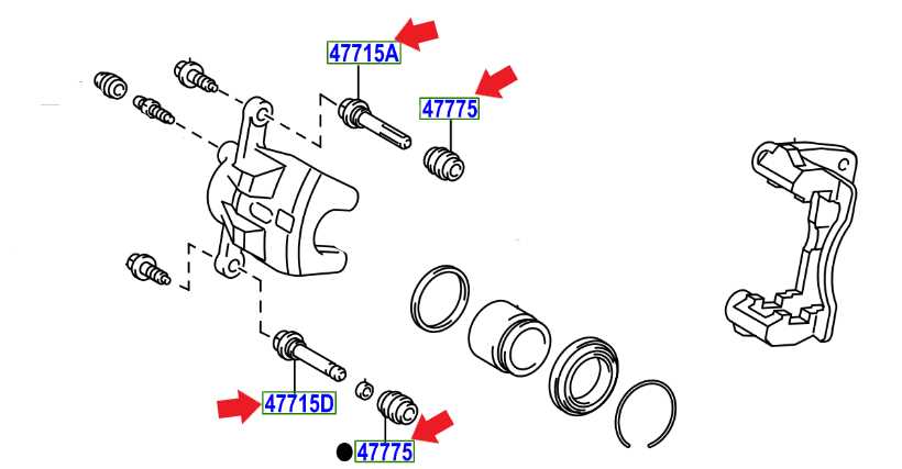 caliper parts diagram