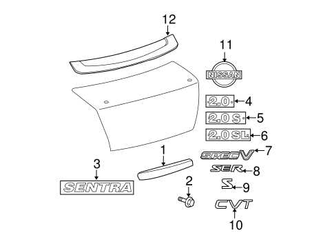 2008 nissan sentra parts diagram