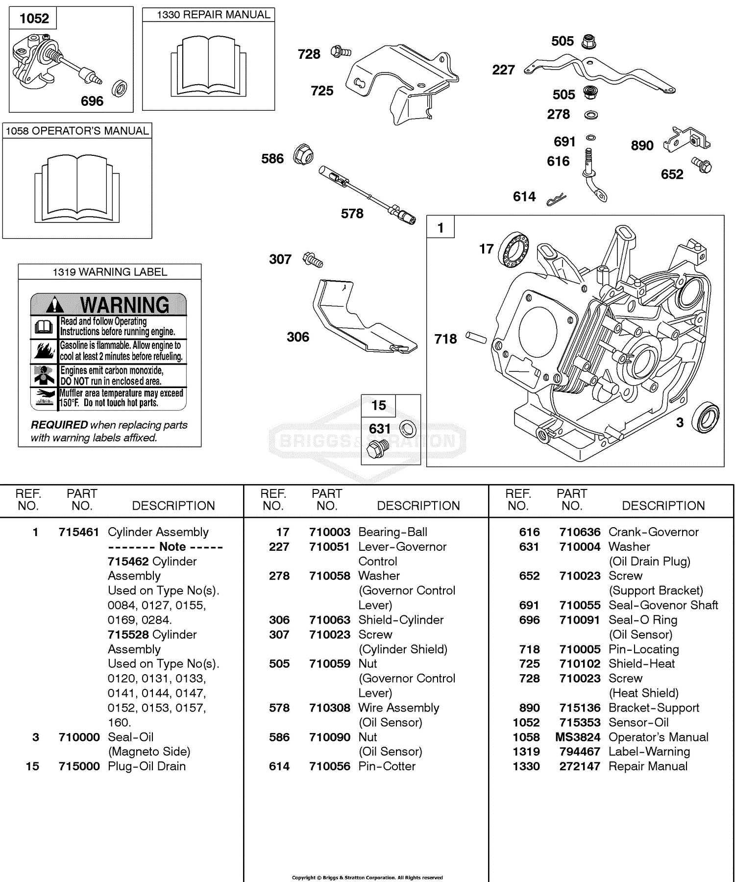 briggs and stratton parts diagram pdf