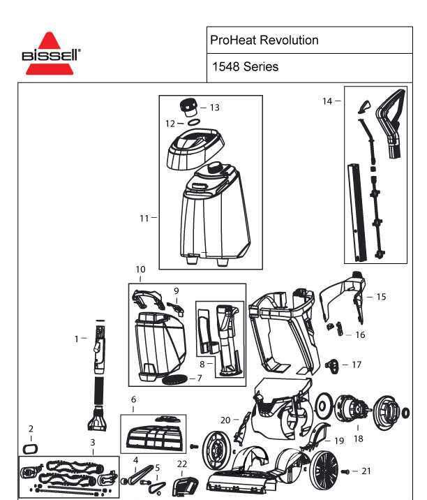 bissell parts diagram