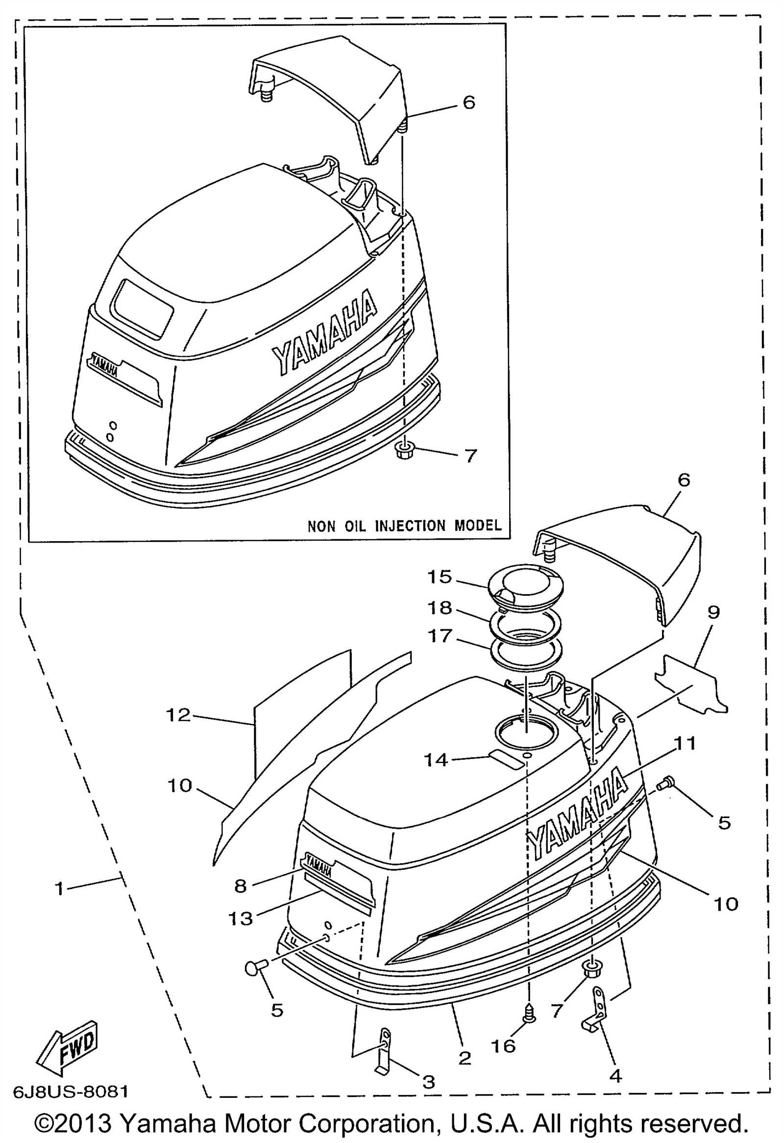 yamaha 30 hp outboard parts diagram