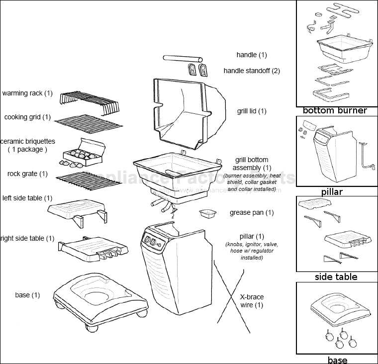 weber spirit 210 parts diagram