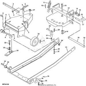 john deere 46 snow blade parts diagram