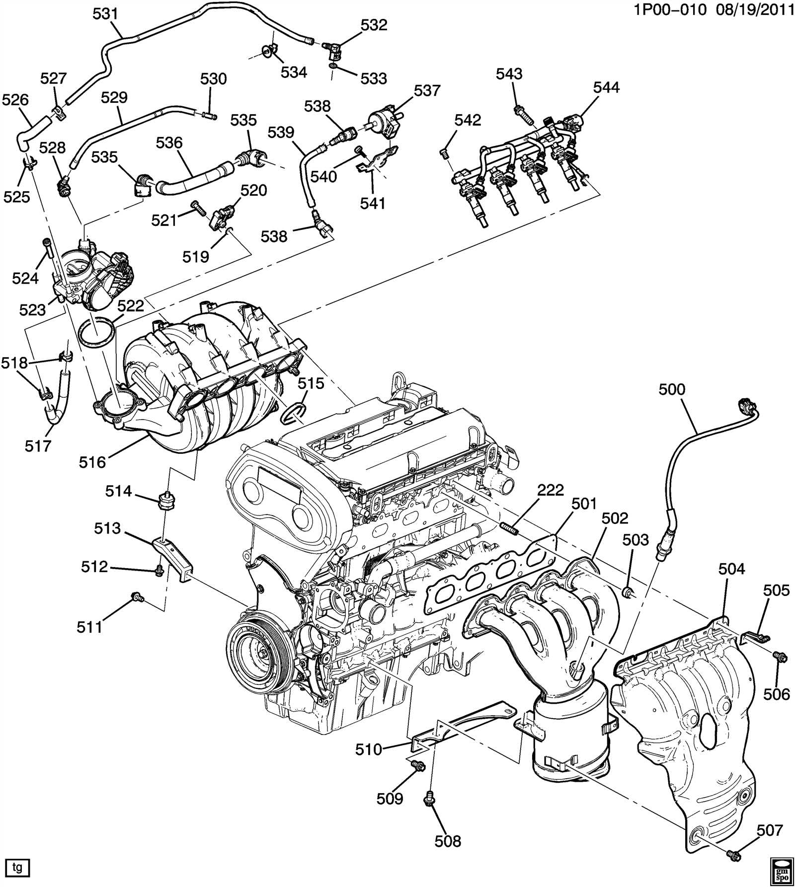 2012 chevy sonic parts diagram