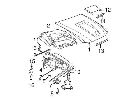 2000 ford mustang parts diagram