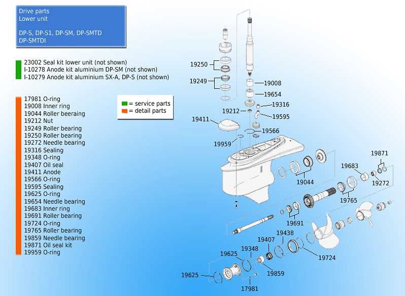 volvo penta dp sm parts diagram