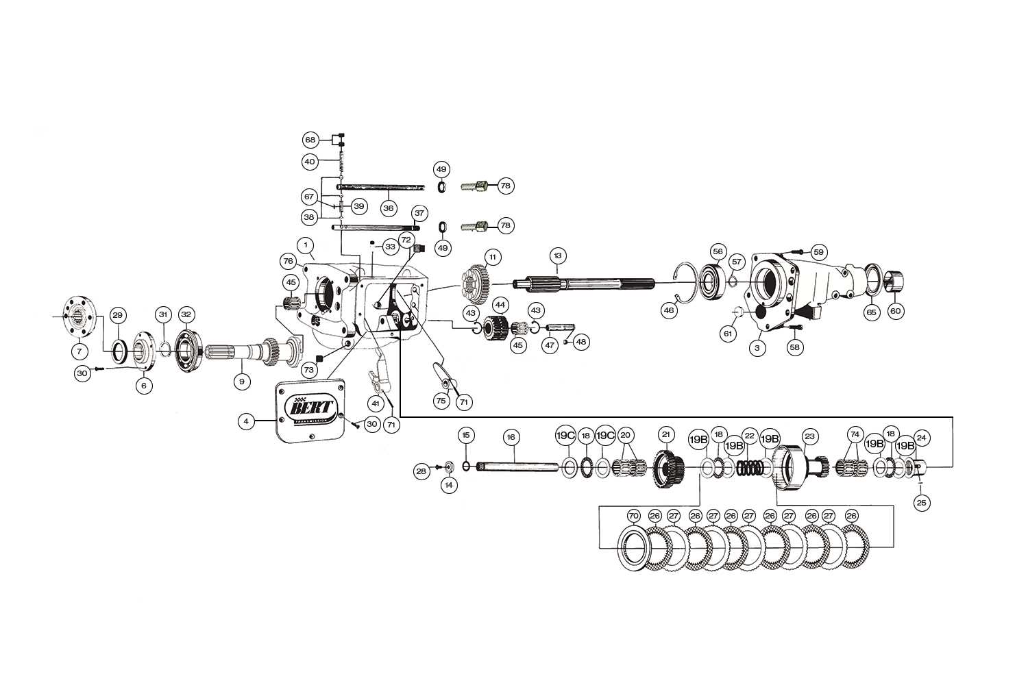 diagram transmission parts