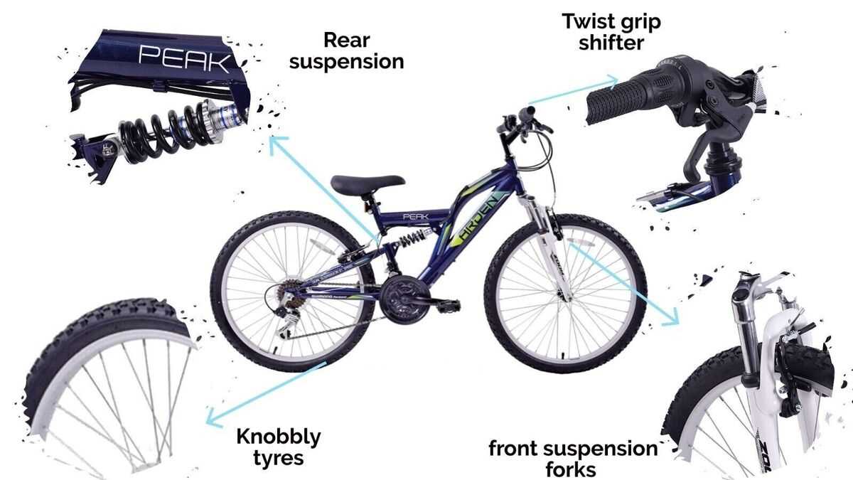 full suspension bike parts diagram