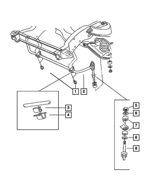 front suspension dodge ram 1500 front end parts diagram