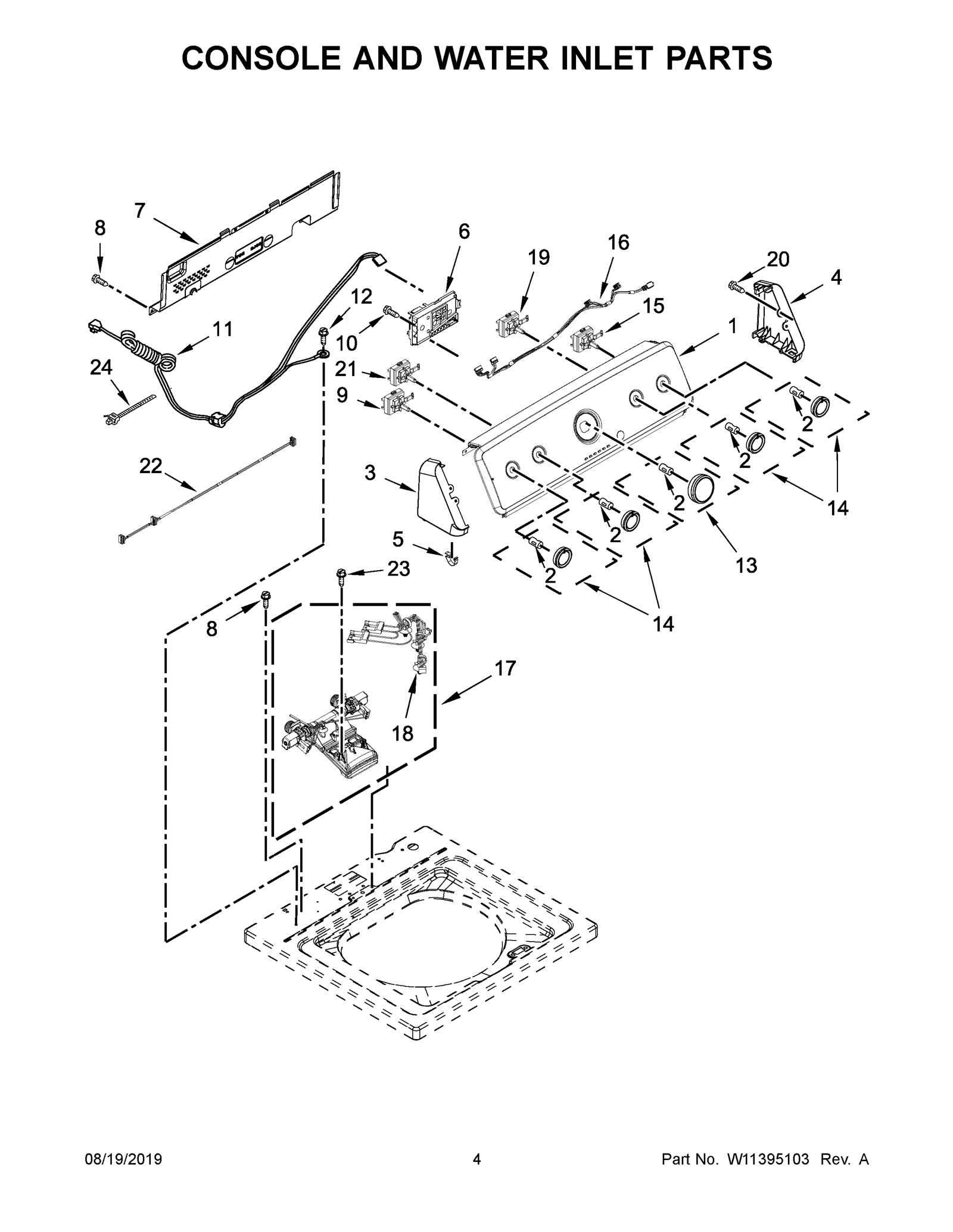 maytag centennial parts diagram