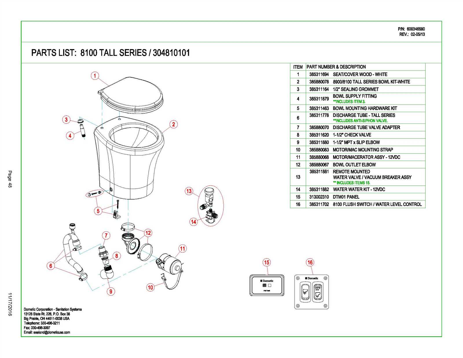 vacuflush parts diagram