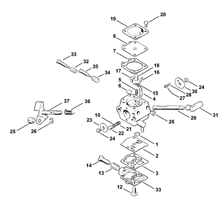 stihl fs52 parts diagram