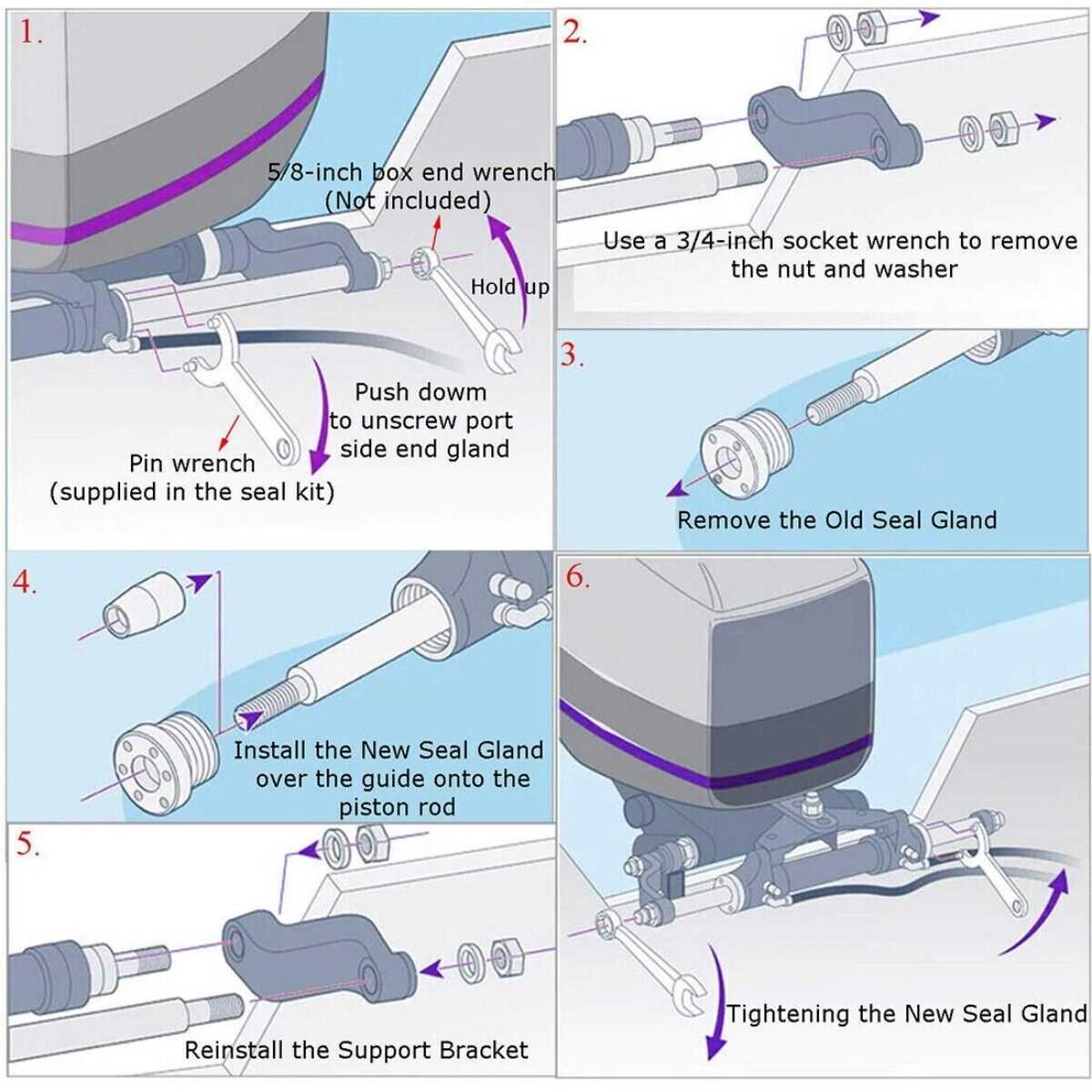 seastar parts diagram