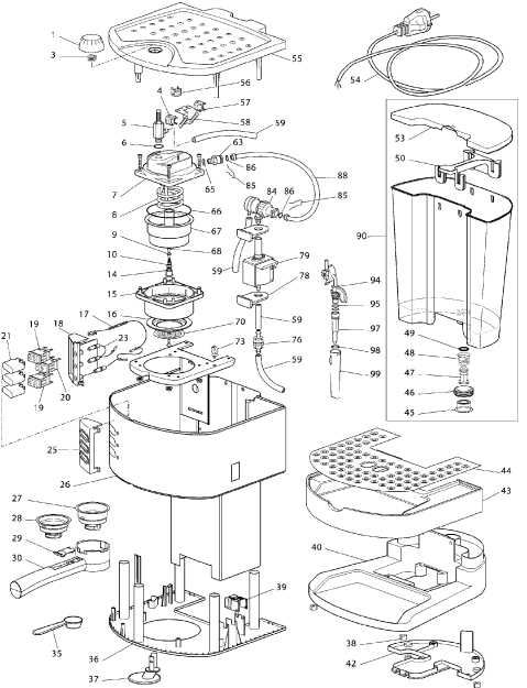 cuisinart em 200 parts diagram