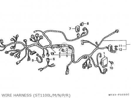 honda st1100 parts diagram